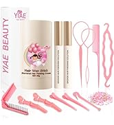 YIAE Bâton de cire pour cheveux - 40 g - Bâton de cire pour le contrôle des bords et la finition ...