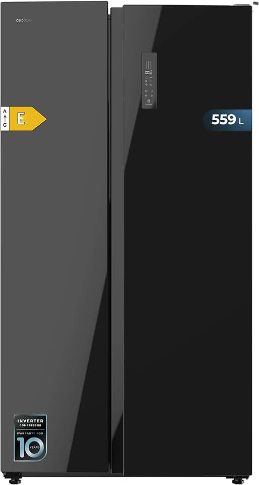 Cecotec - Bolero CoolMarket SBS 550 - 177x90 cm - 550L, No Frost, Inverter Plus