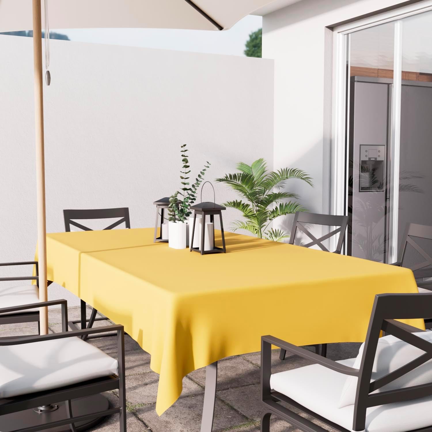 Soleil d'Ocre - Nappe Rectangle - 140x200 cm - polyester anti-taches