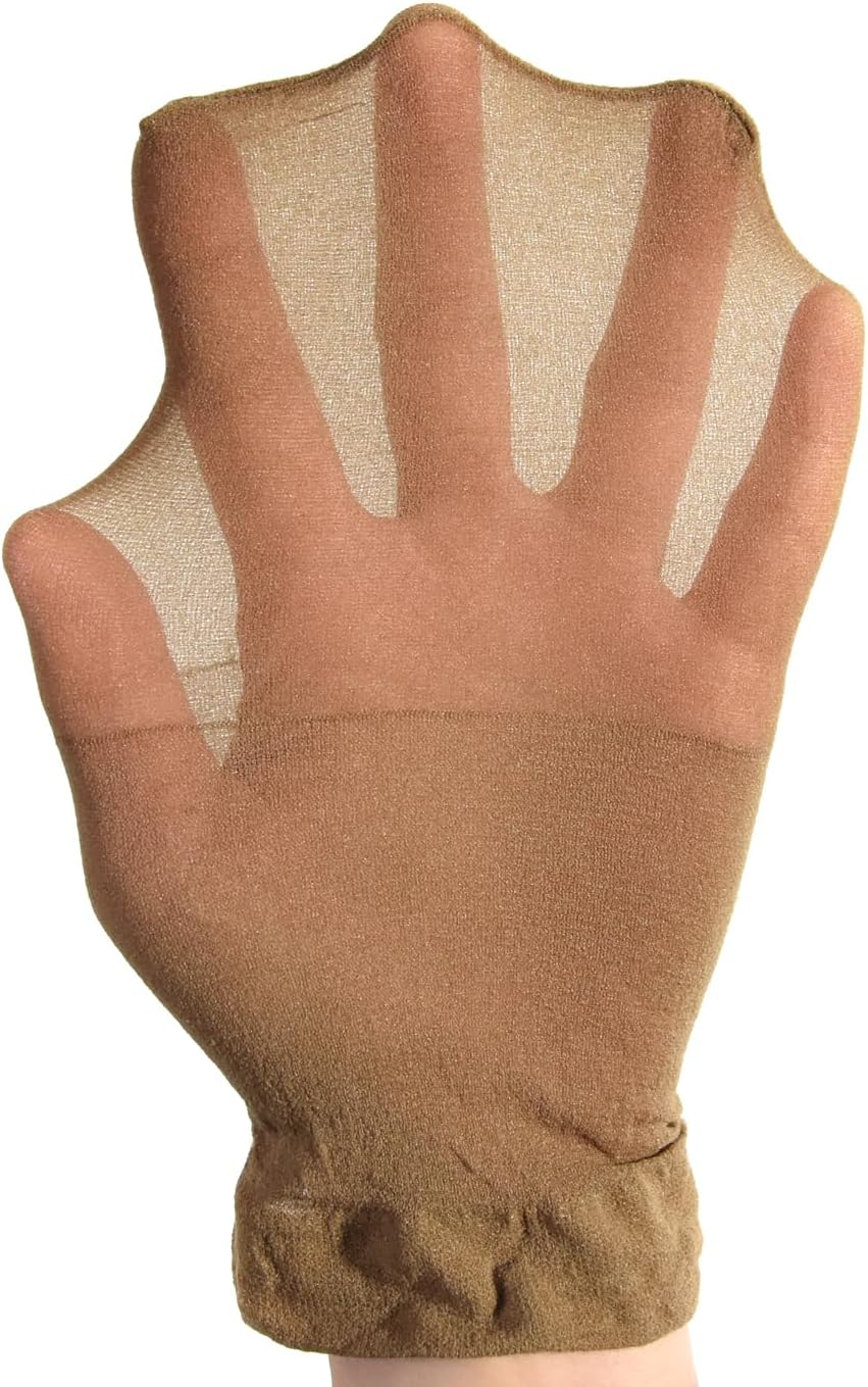 Bonnets de perruque - lot de 6 - nylon respirant marron clair unisexe