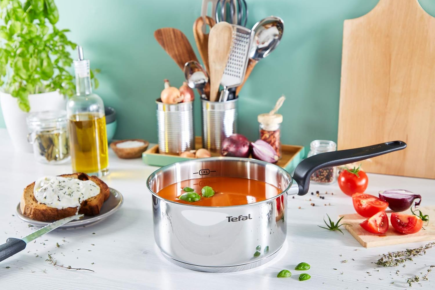 Tefal - Primary casserole - 18 cm 2,1 L inox induction garantie 10 ans - E3082904