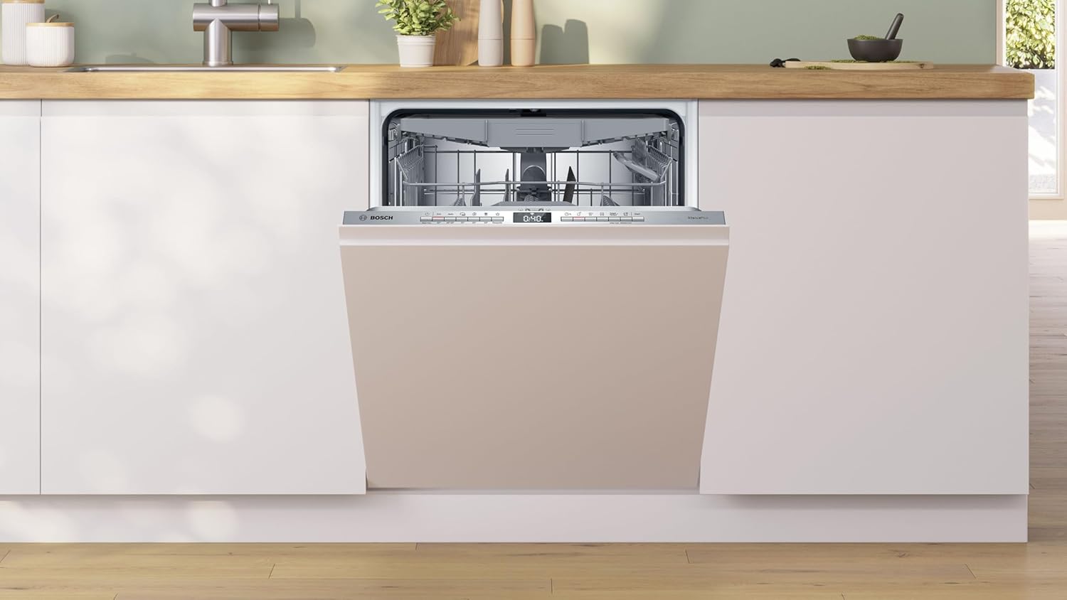 Bosch - lave-vaisselle Série 4 60 cm, tout intégrable, SMV4HCX07E