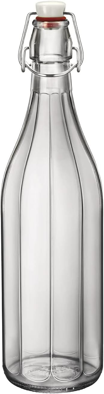 Bormioli Rocco - Oxford bouteille verre 1L, 8,9x30,6cm, 390850MBA321990