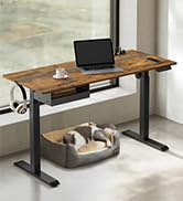 un bureau d'ordinateur avec un ordinateur portable dessus.