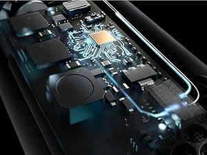 Un gros plan sur la technologie du contrôle intelligent de la chaleur à l’intérieur de l’Airwrap.