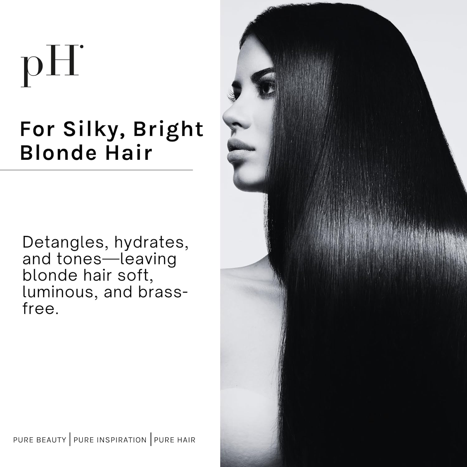 Ph Laboratories - Ice Blonde série - 250ml - soin démêlant cheveux blonds