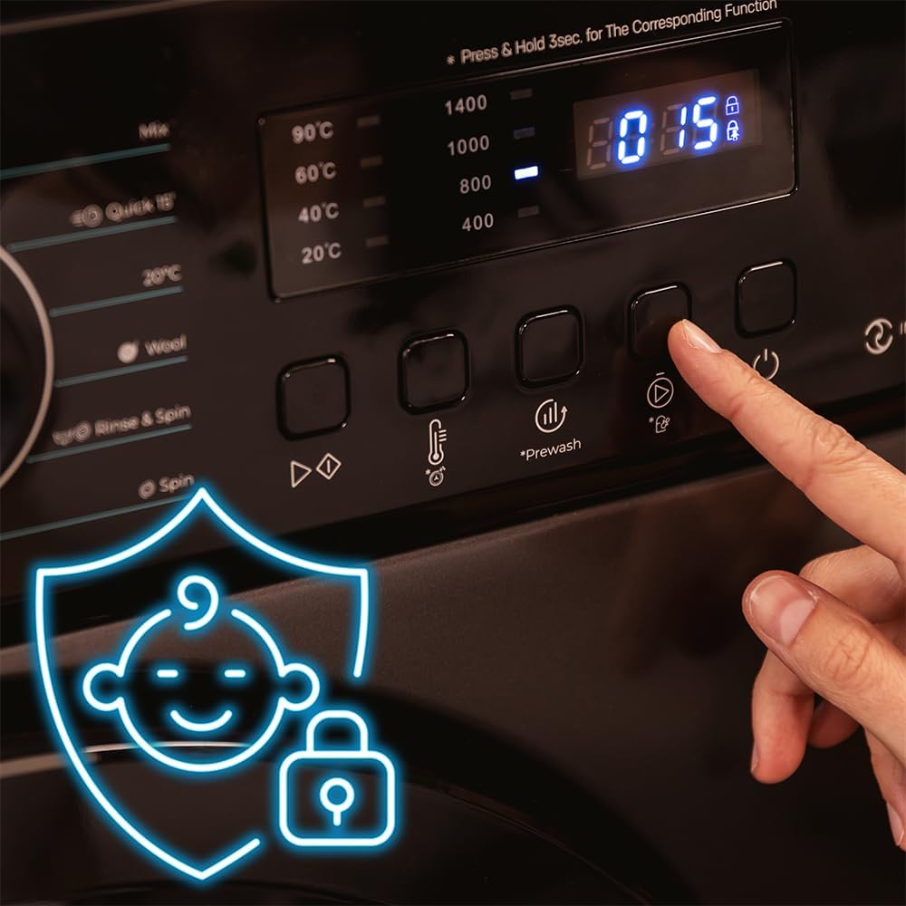 Cecotec - Bolero DressCode 7kg - 12 programmes, Inverter, 1400tr/min, vapeur - 7150