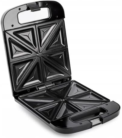 Croque-monsieur électrique XXL - 4 sandwichs - 1400 W - noir