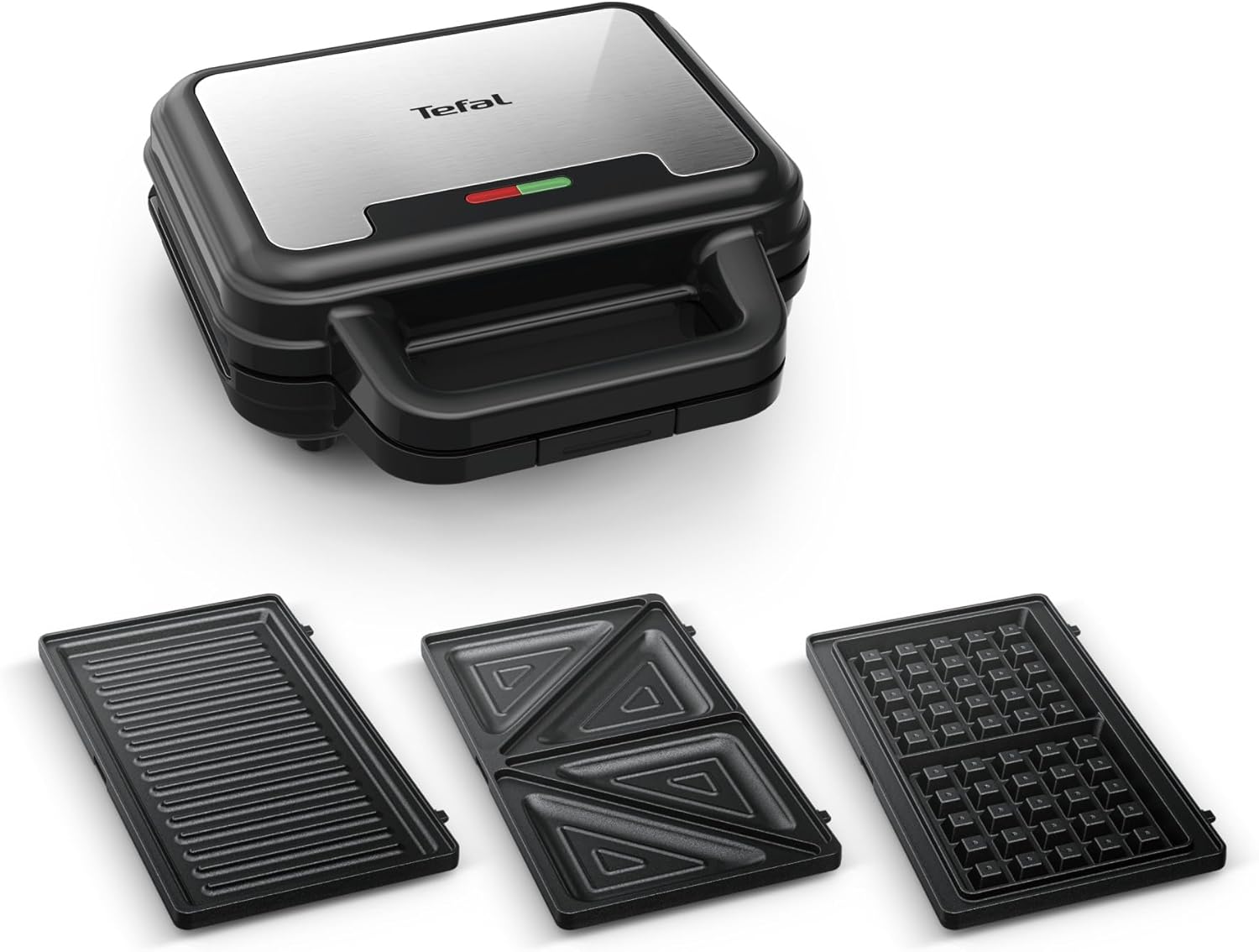 Tefal - UltraCompact 3-en-1 - compact - gaufres, sandwichs, paninis, 700W - SW383D10