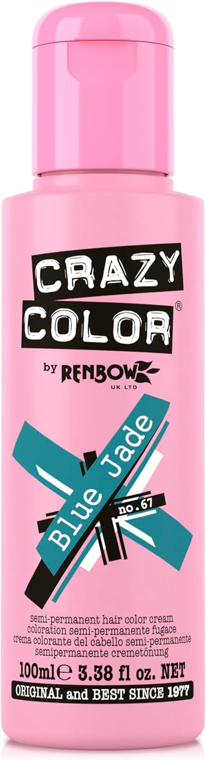 Crazy Color - Teinture Vibrant Blue Jade 100ml - vegan, sans ammoniaque