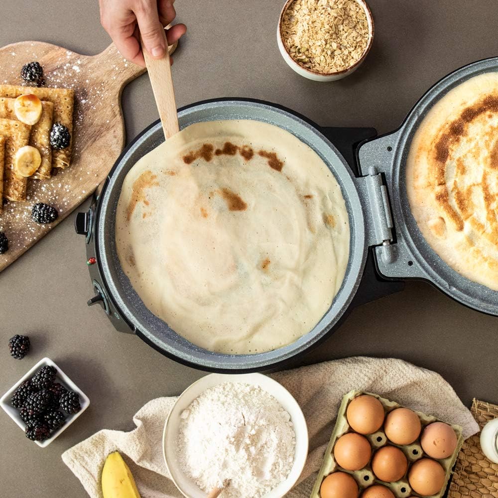 Cecotec - Fun Pizza&Co - Ø31cm - 1800W, grill, timer 30min, rockstone, plaques 180°