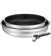 Tefal Ingenio by Jamie Oliver L95694 Lot de 3 revêtements anti-adhésifs Titanium Excellence