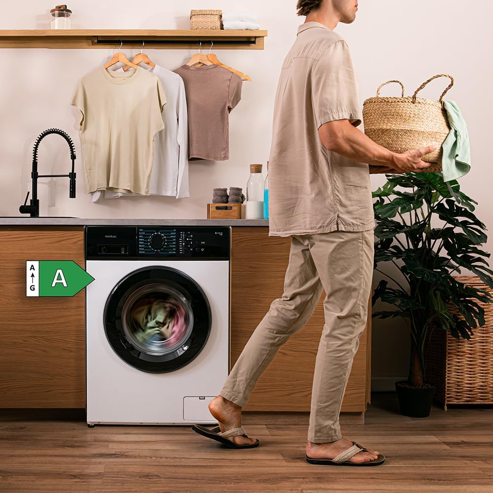 Cecotec - Bolero DressCode 6kg, Inverter, 16 programmes, 1000tr/min 620