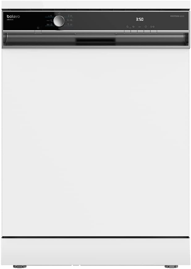 Cecotec - Bolero Aguazero 6000 - 60 cm - 12 couverts, 7 programmes, filtre antibactérien, mode éco, séchage rapide