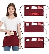 Le texte indique « Pack de 3 ». Plusieurs vues de produits montrant des masques faciaux en tissu de couleur bordeaux avec boucles d'oreille élastiques et motif plissé.