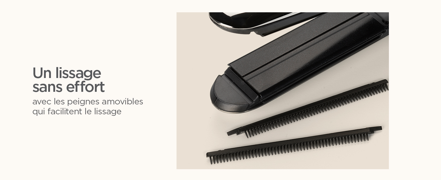 BaByliss, lisseur Steam Shine Styler, ST496E, lisseur vapeur, lissage facile, lissage longue tenue