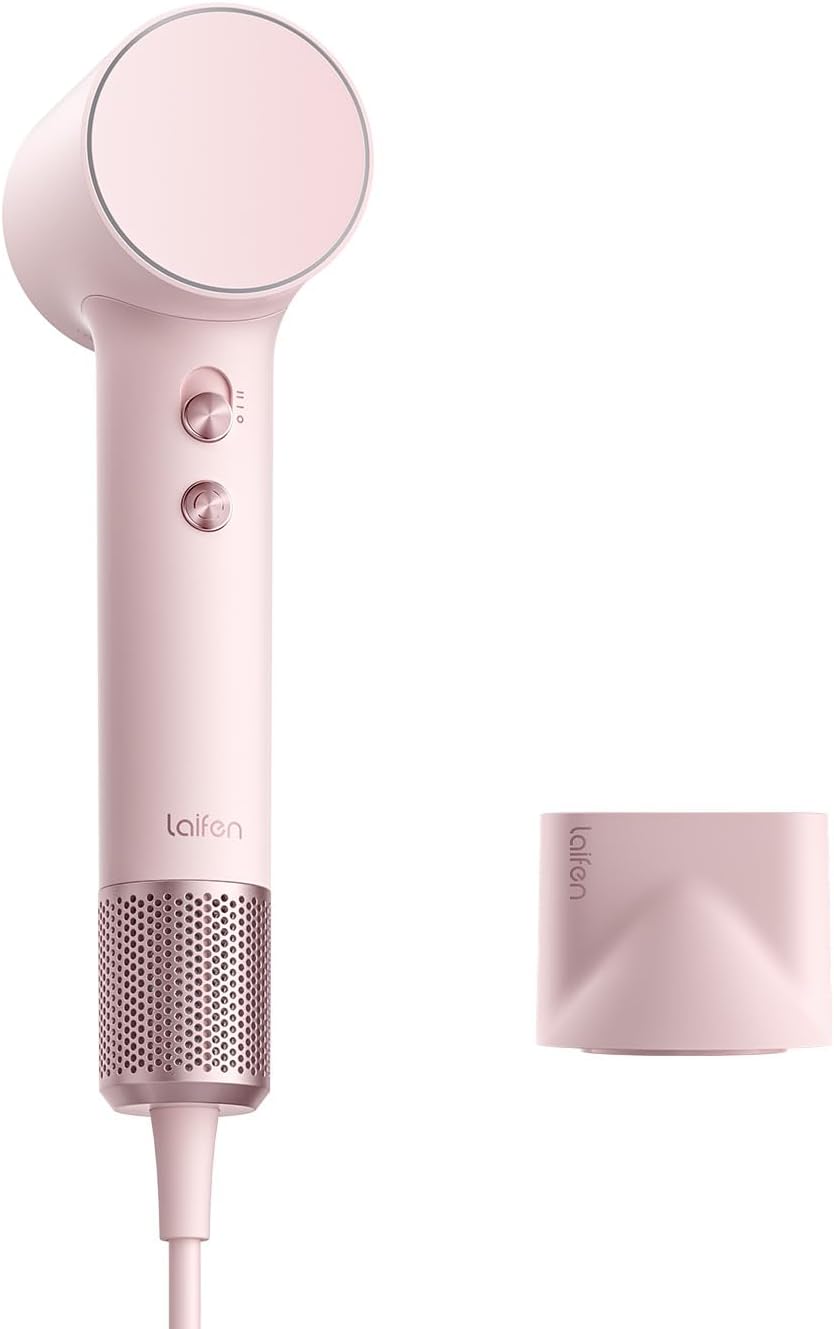 Laifen - Sèche-cheveux Mini - 299g - moteur brushless, ions, séchage rapide, 200M