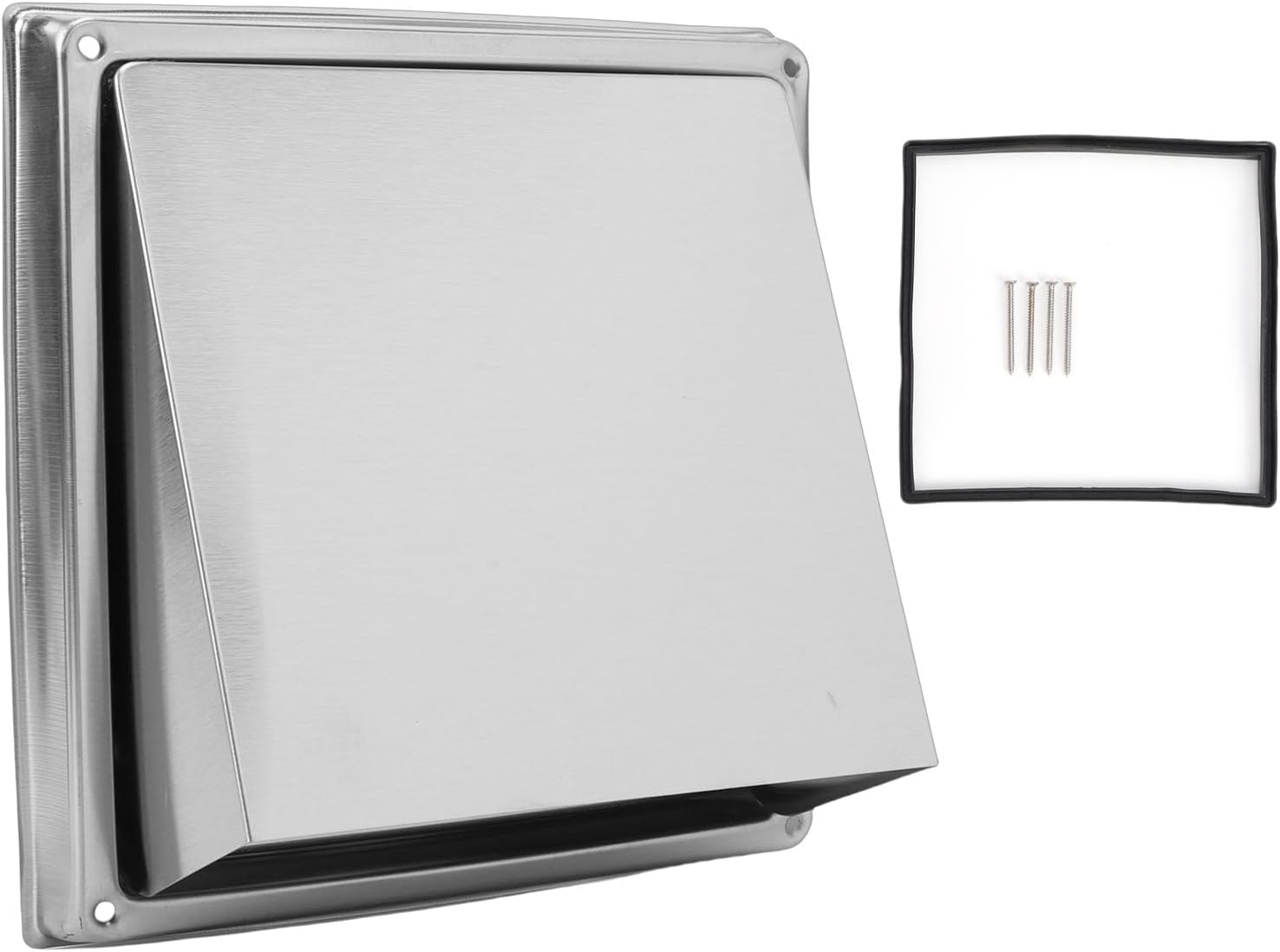 Fafeicy - Couvercle d'aération - 4 pouces - acier inoxydable, volet anti-retour