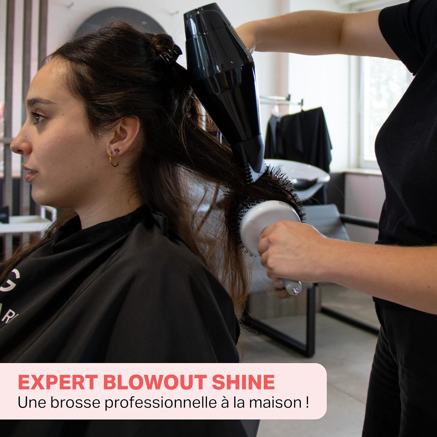 Olivia Garden - Expert Blowout Shine - ronde céramique antistatique, brushing sans frisottis