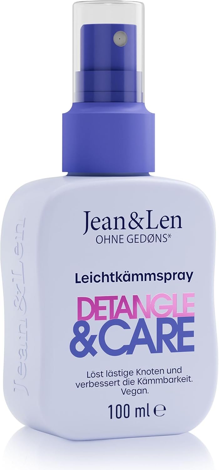 Jean & Len - Spray démêlant Detangle & Care - 100ml - végan, sans silicone, parfum fruité