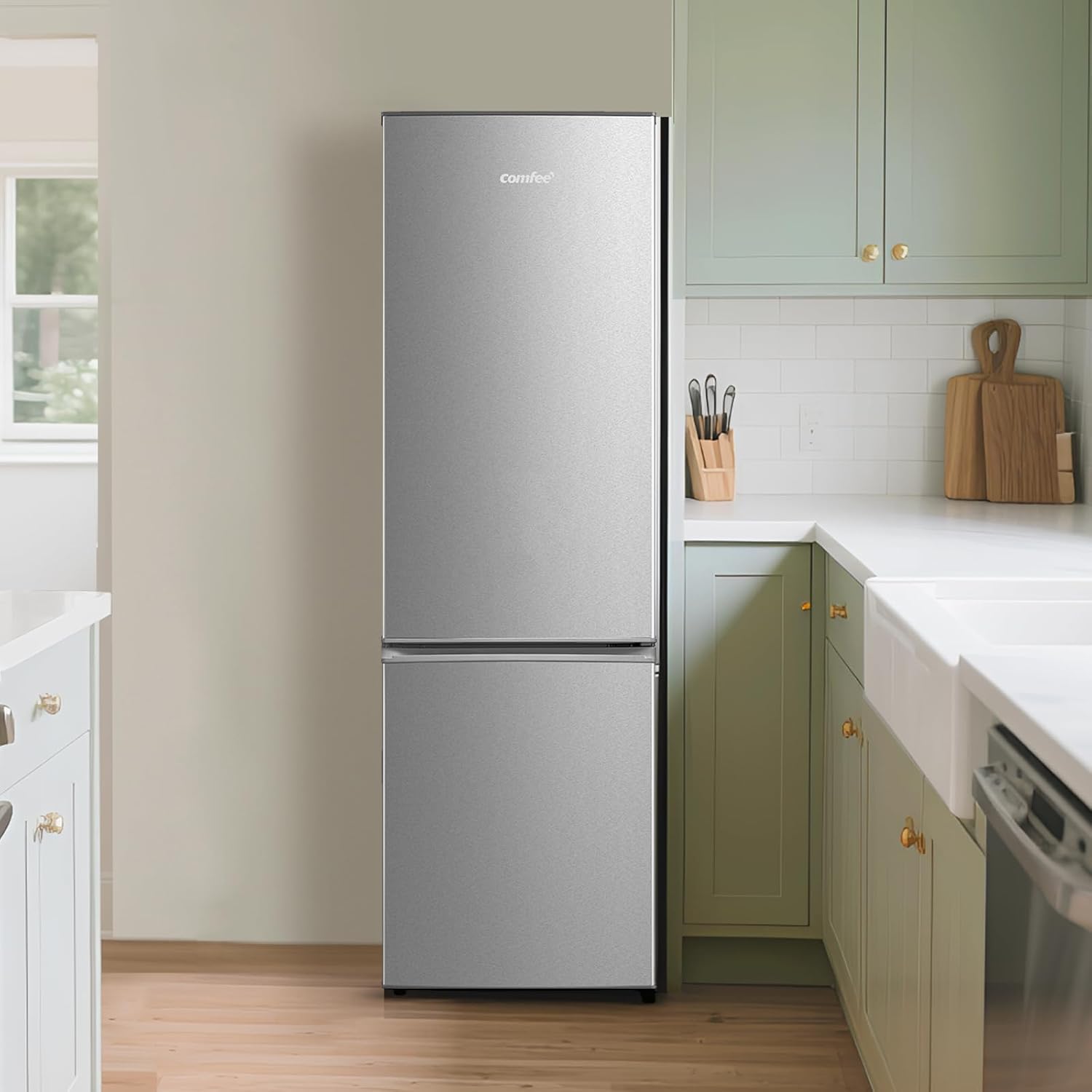 Comfee' - Combi Série - 177,3cm - 262L Low Frost, LED, Inox, RCB359IX2