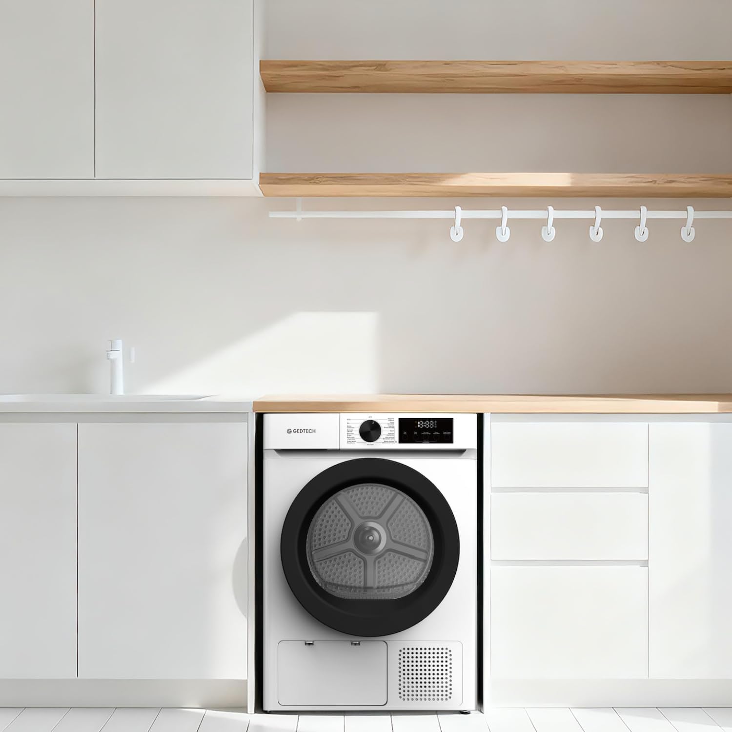 GEDTECH - SLHPE - sèche-linge pompe à chaleur 10kg 16 programmes L60cm SLHPE