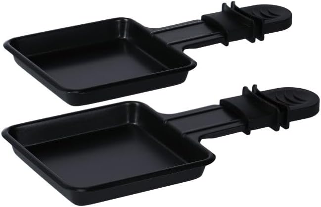 Rotel - Lot de 2 poêlons à raclette - 18,5x9x1,5 cm - revêtement PTFE