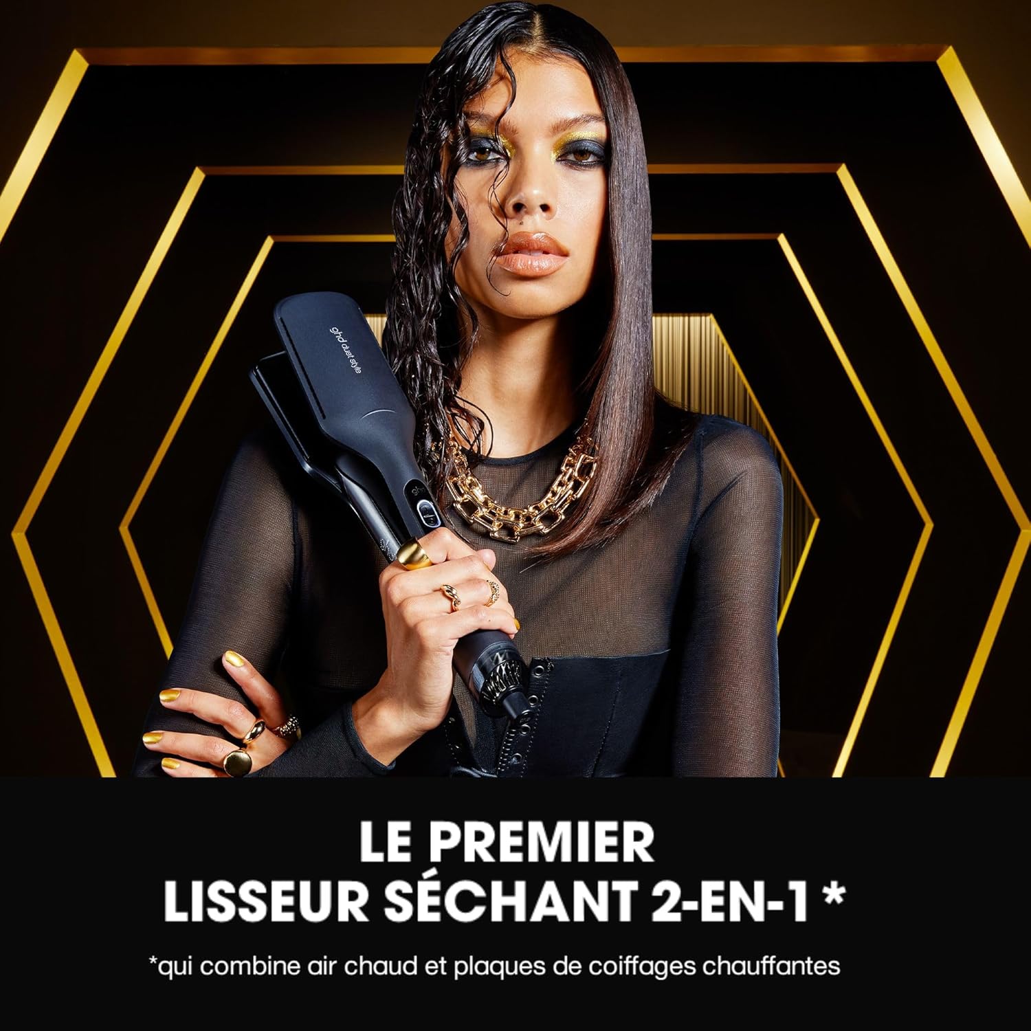 ghd - Duet Style - Lisseur 2-en-1, sèche et lisse, sans chaleur extrême