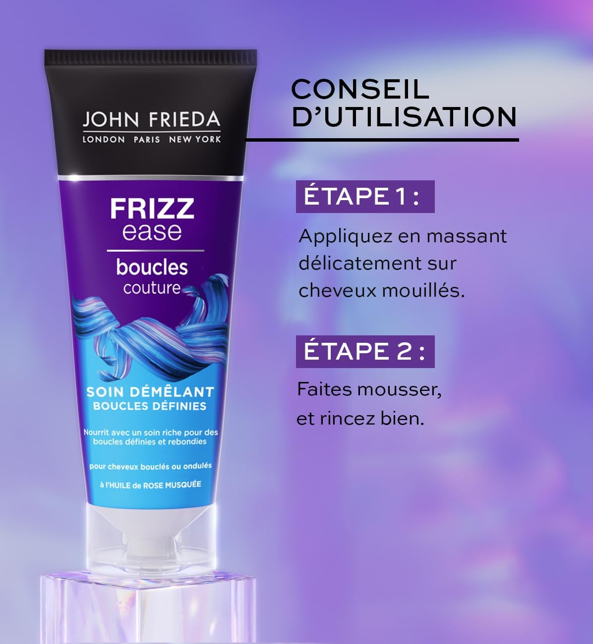 John Frieda - Frizz Ease Boucles Couture - 250ml - Soin démêlant anti-frizz