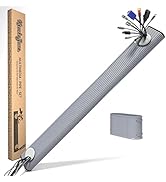 Kit passe-câbles encastré – Tube multimédia ovale – Passe-câble TV invisible