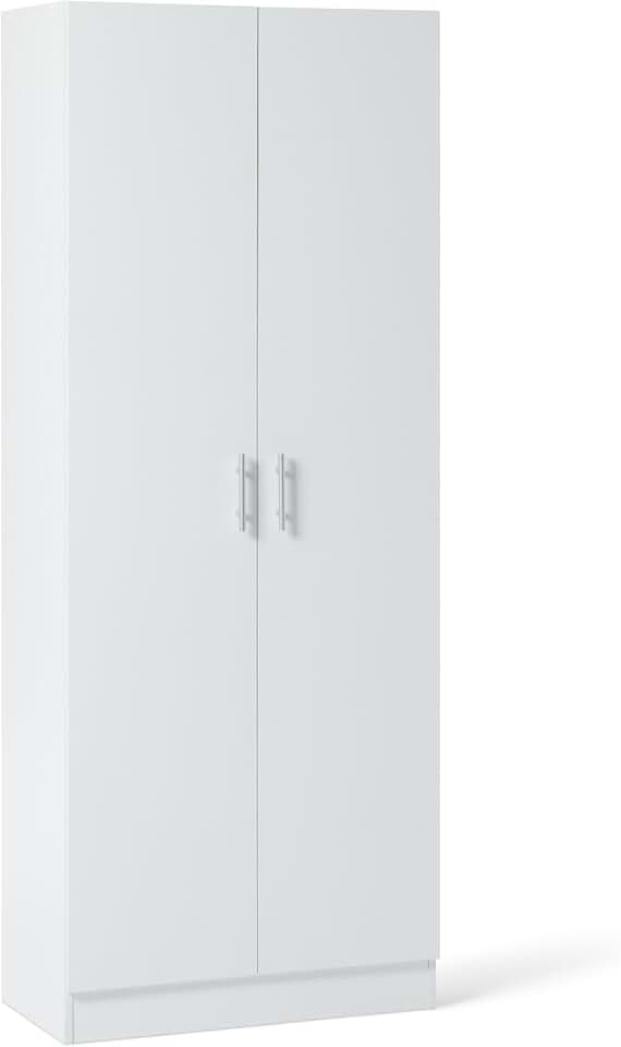 maaxi-dealz Basics - armoire de rangement cuisine - 60x31,5x152,5 cm - 2 portes, étagères ajustables