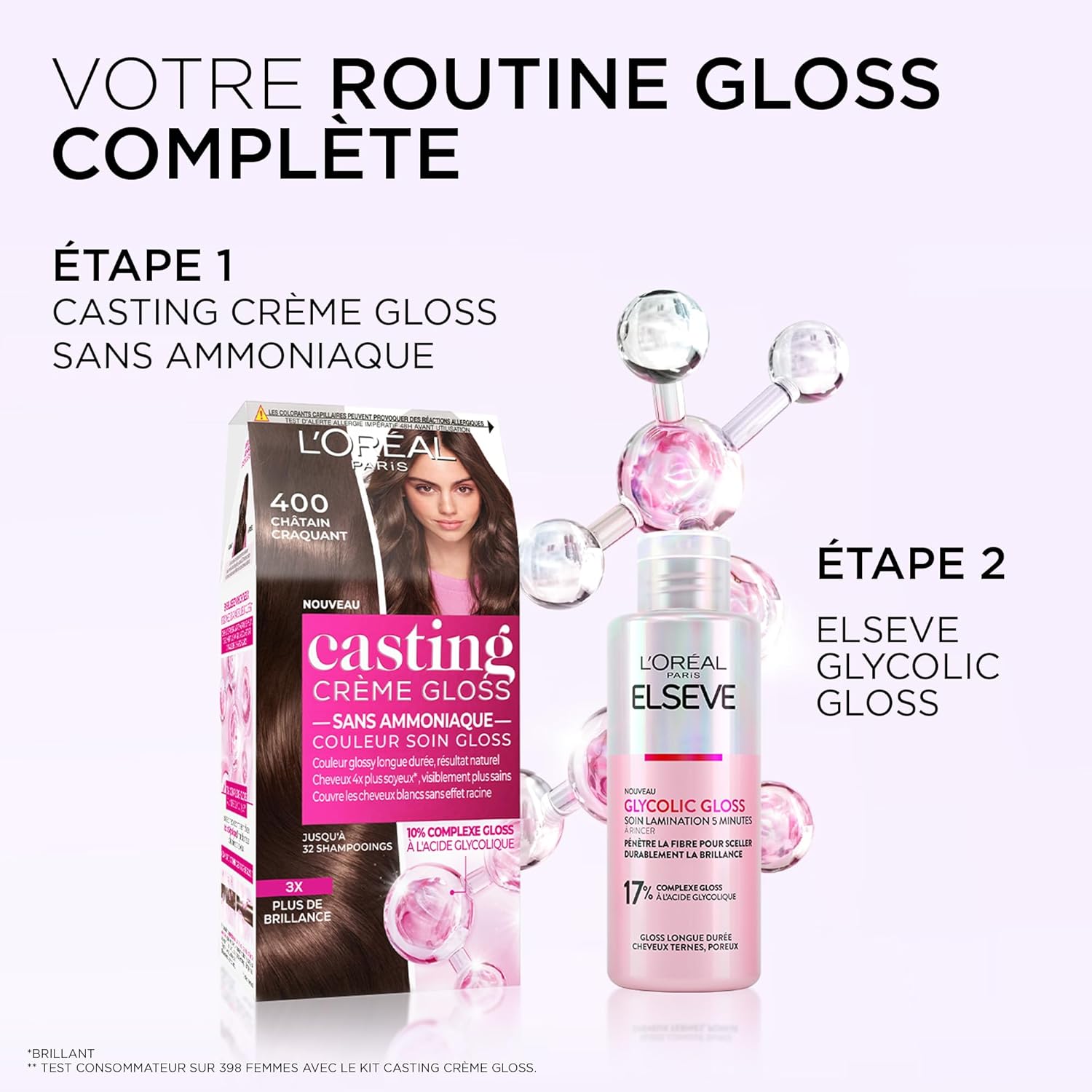 L'Oréal Paris - Casting Crème Gloss - Soin cheveux sans ammoniaque, chocolat, semi-permanente