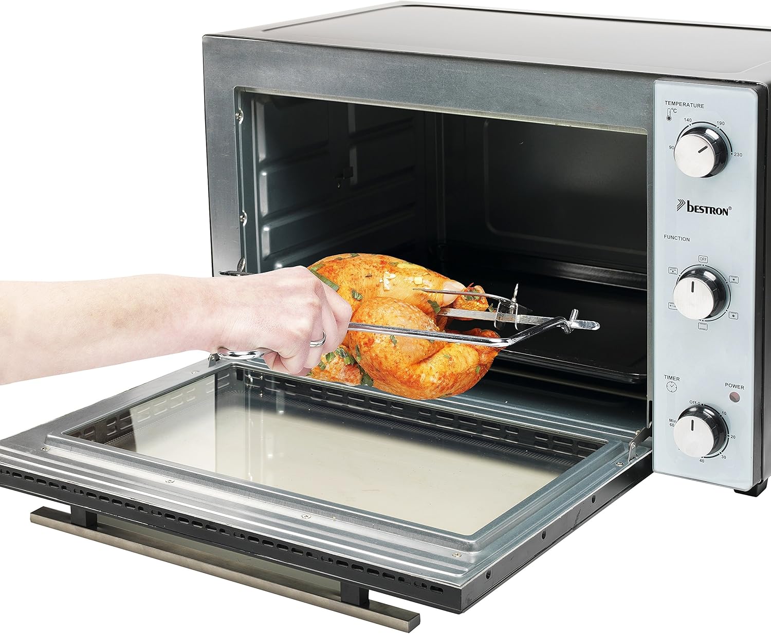 Bestron - Mini-four 55L - Compact, multifonction, noir