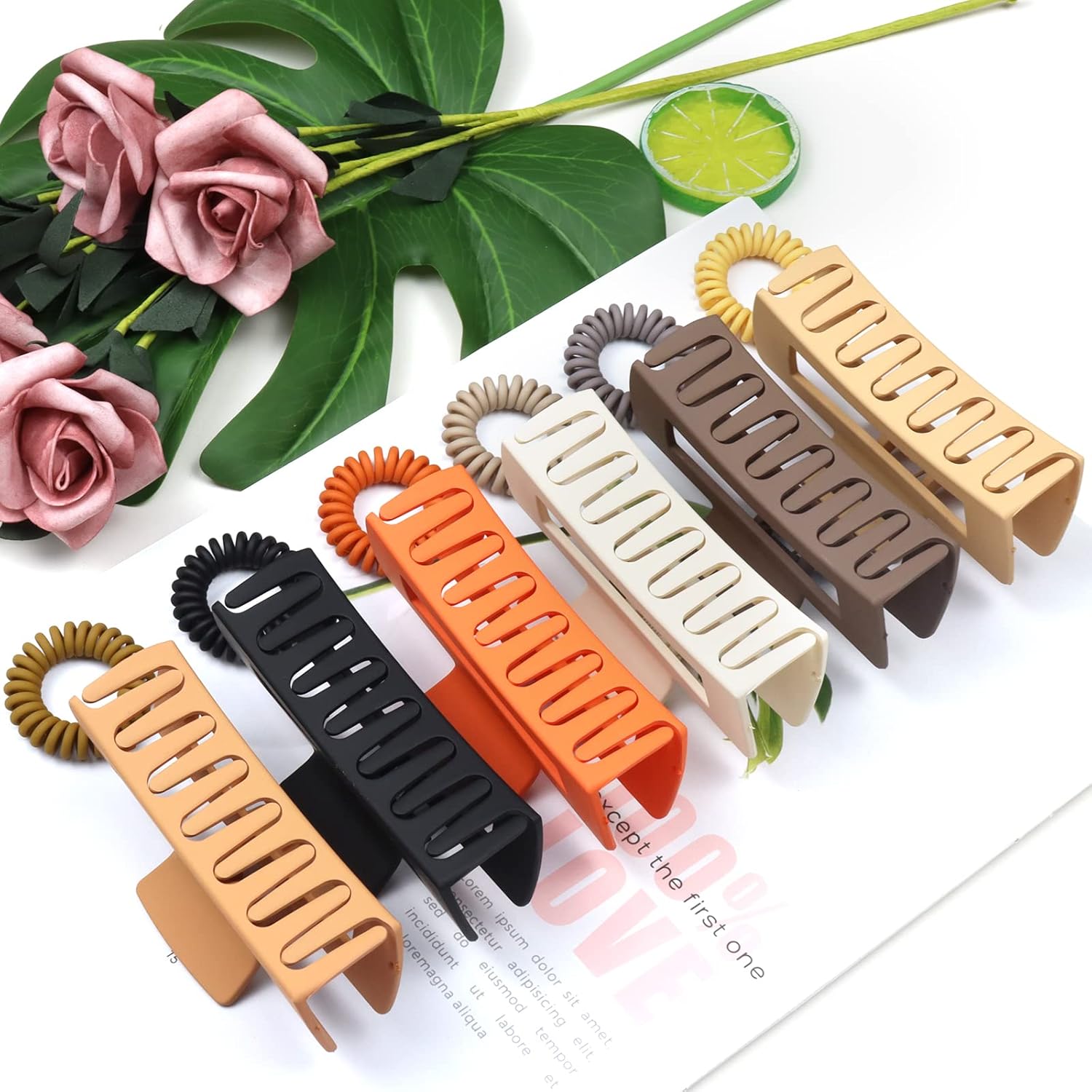 Kavya - Hair Claw Clip-B - 10,5 cm - pince crabe antidérapante épaisse