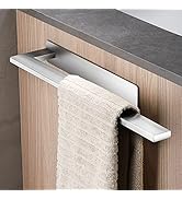 Dvocel Porte-serviettes auto-adhésif sans perçage en acier inoxydable 304 Porte-serviettes mural Montie...