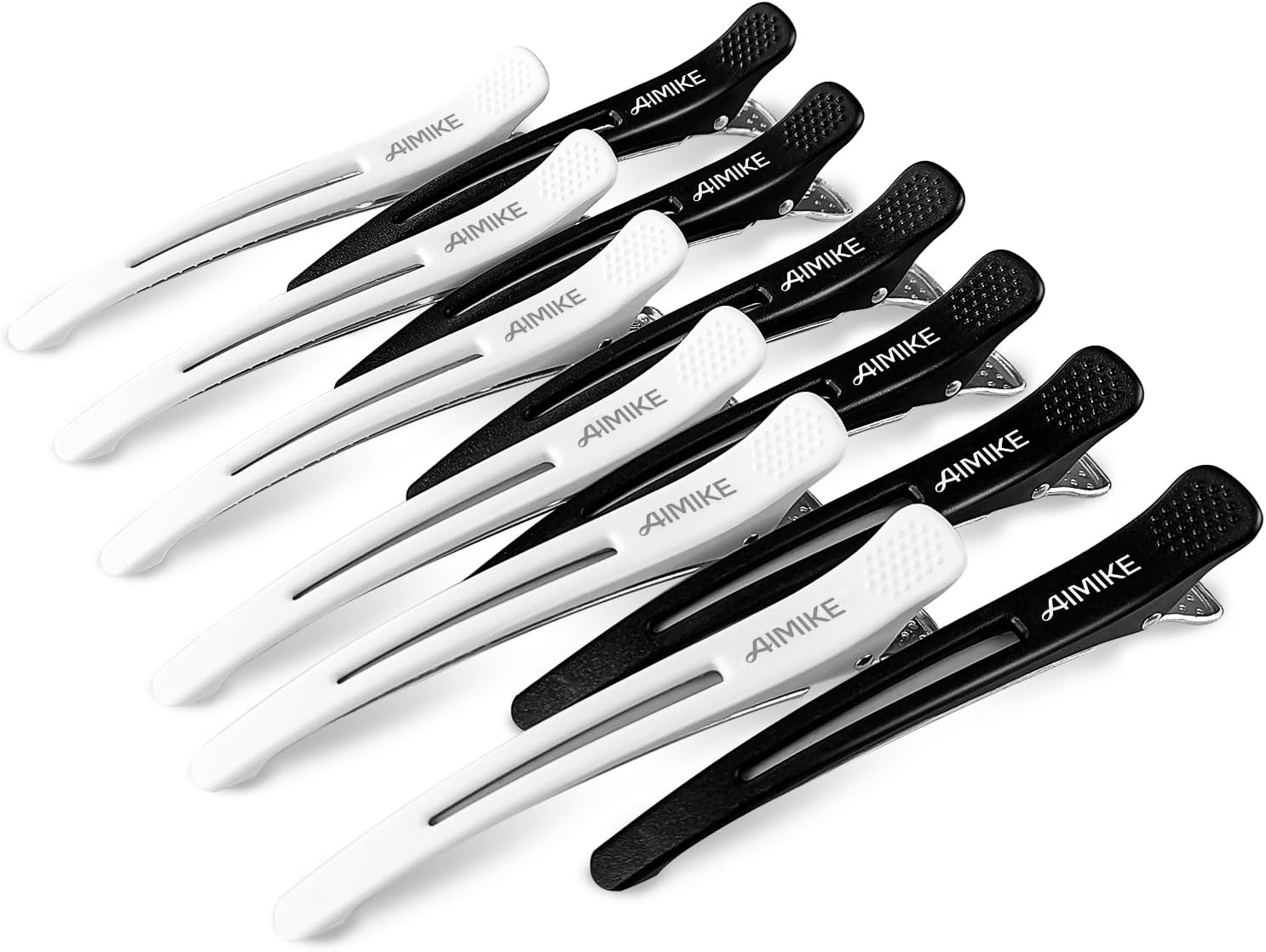 AIMIKE - pinces cheveux pro antidérapantes - lot 12 - pour épais et fins