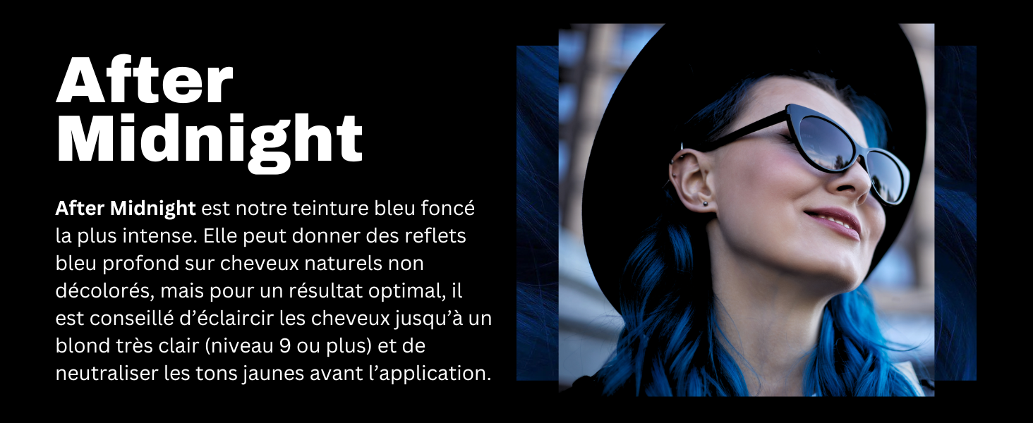 manic panic blue hair colour