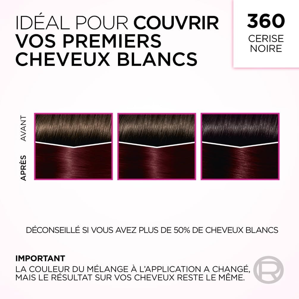 L'Oréal Paris - Casting Crème Gloss - soin sans ammoniaque, nuance Cerise Noire 3.60
