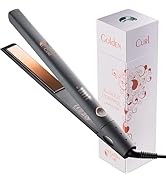 Golden Curl Fer Lisseur Cheveux Professionnel - 5 Ans de Tranquillité - Fer à Lisser et Boucleur ...