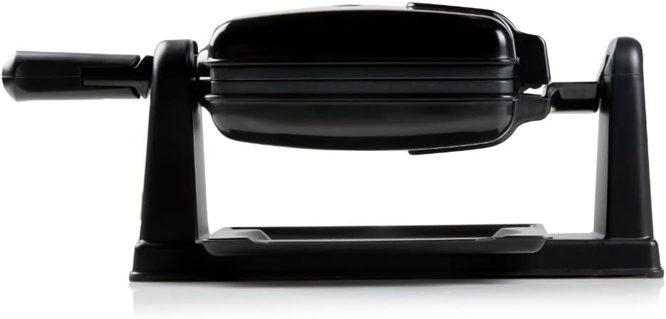 DOMO - gaufrier rotatif 4x7, plaques antiadhésives, 180° - DO9224W