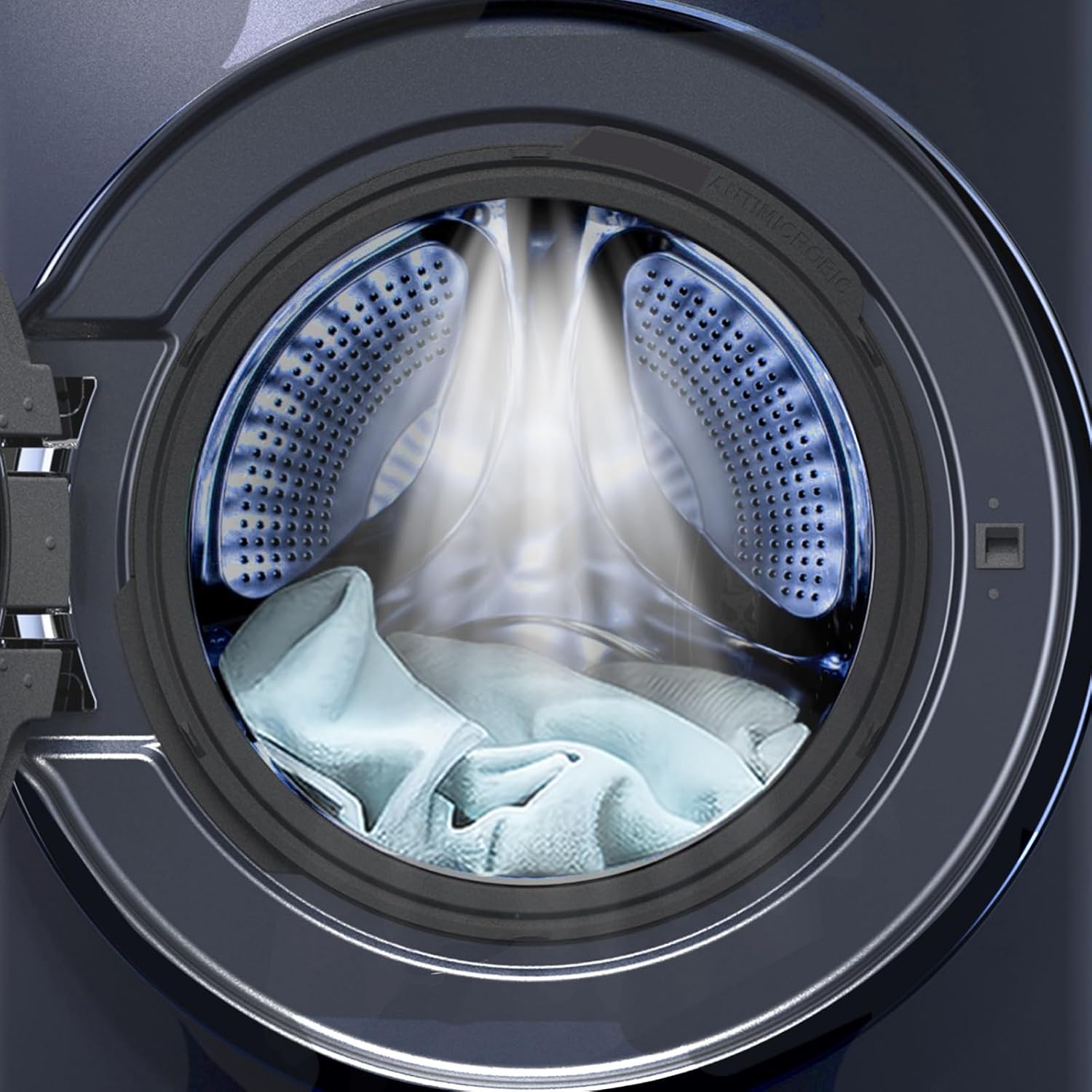 CHiQ - Lave-linge 8kg, écran LED tactile, vapeur, 1400tr/min, CW086581AX