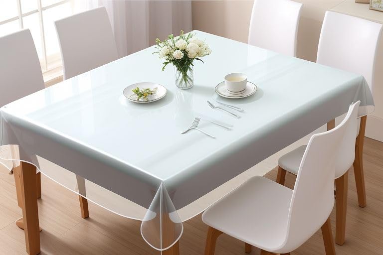 VITA PERFETTA - Nappe transparente fine - 140x240 cm - PVC protection