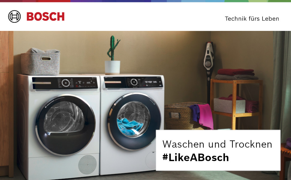 Bosch LikeABosch Entretien du linge – Lavage et séchage