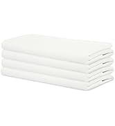 Sweet Needle - Paquet de 4 - Serviettes de Table surdimensionnées 100% Coton 45 CM x 45 CM (18 po...