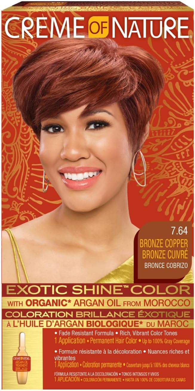 Creme of Nature - Argan Oil coloration - couvre 100% cheveux blancs - longue tenue