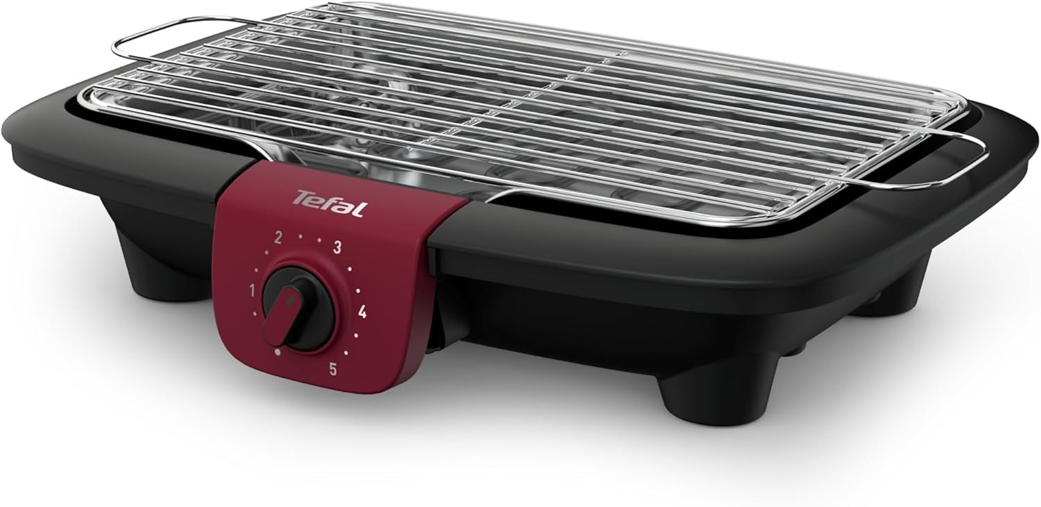 Tefal - EasyGrill Adjust - grande surface inox, réglable, lave-vaisselle - BG90E514