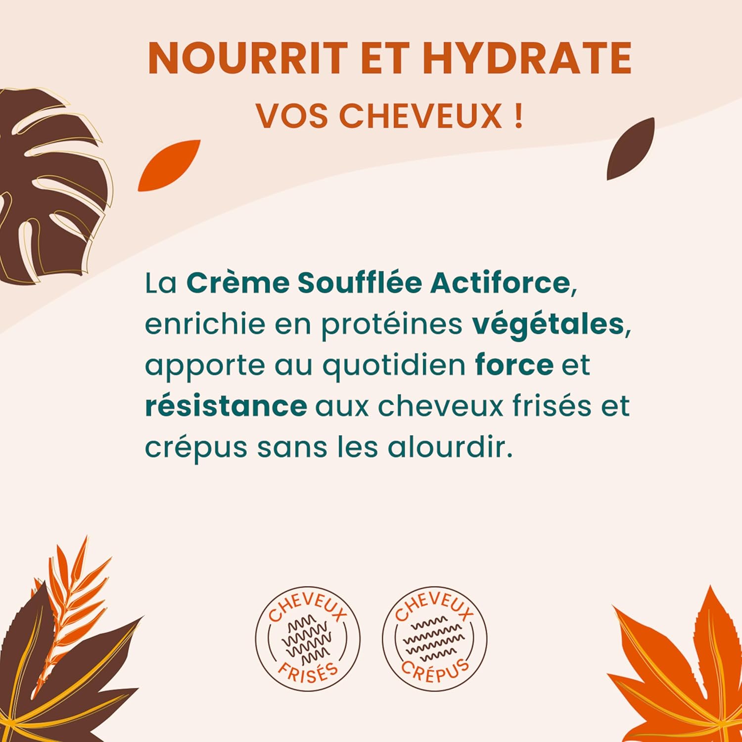 Activilong - Crème Soufflée Actiforce - 300ml - hydrate, nourrit, définit, 98% naturel