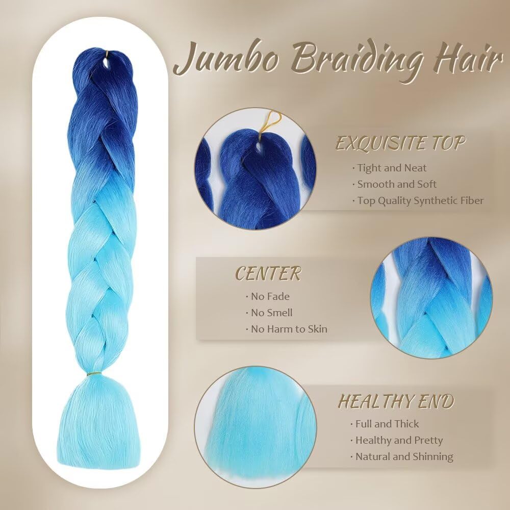 ShowJarlly - Tresse Jumbo Ombre, 24