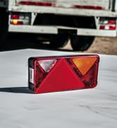 WERKA PRO - 2988 Maitre EQUIPEMENT 2988-Feu Multifonction Droit-185 mm x 135 mm-pour Remorque