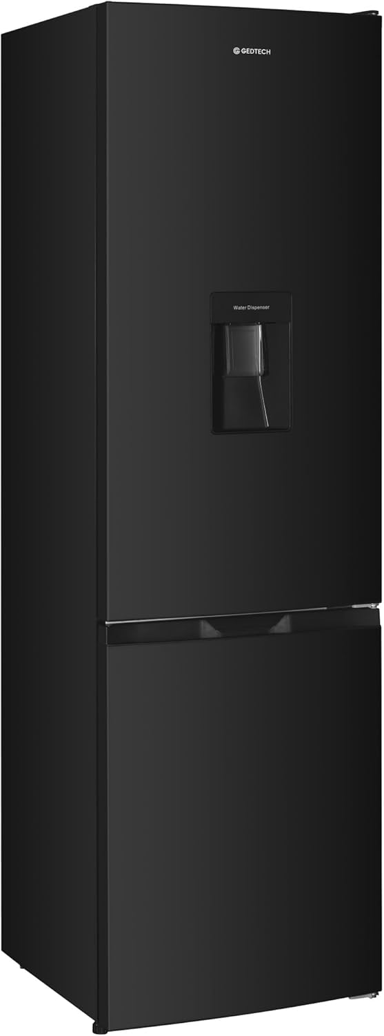 GEDTECH - réfrigérateur combiné bas - 262L, classe E, noir - GCB262BL